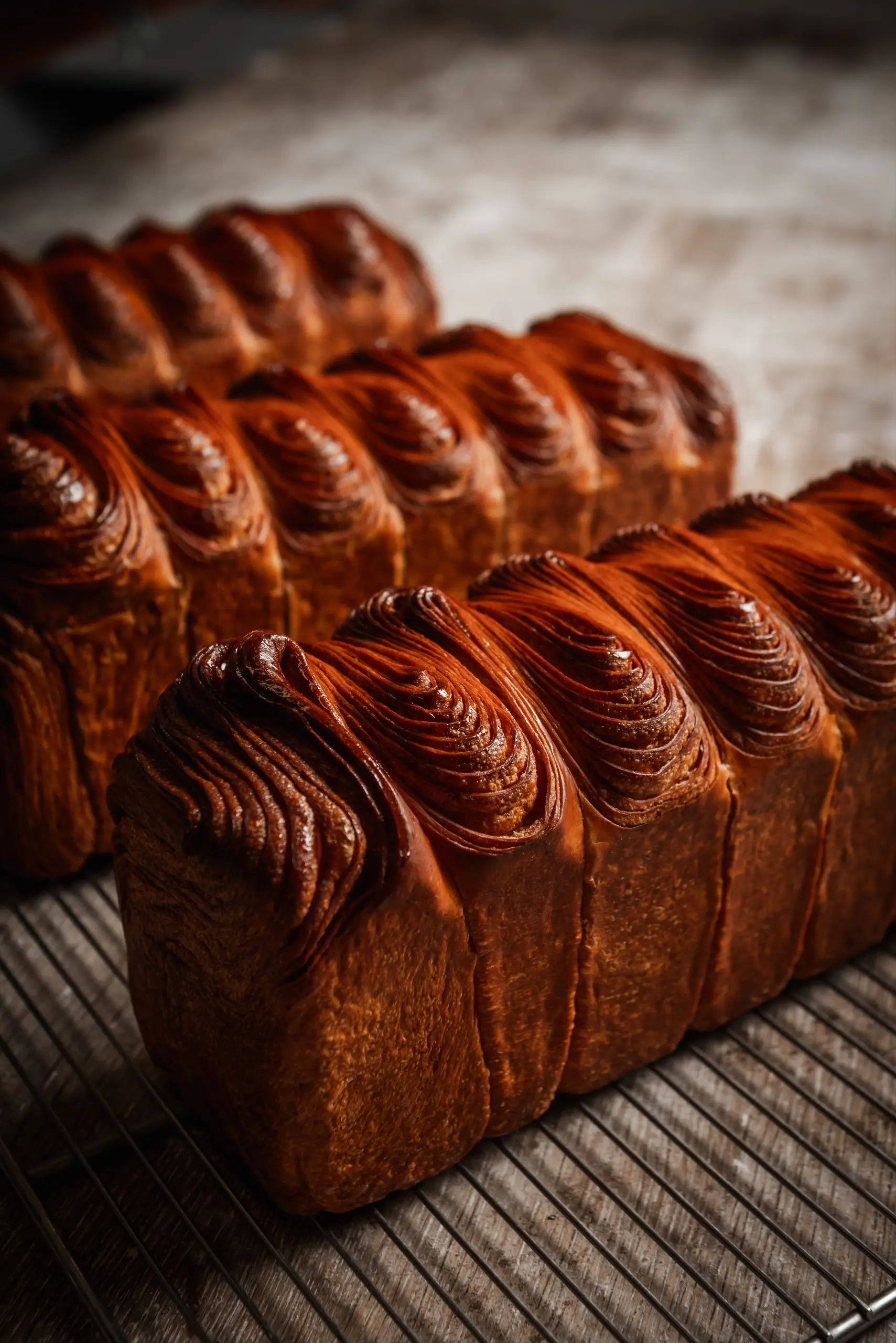 Brioche hojaldrado artesano